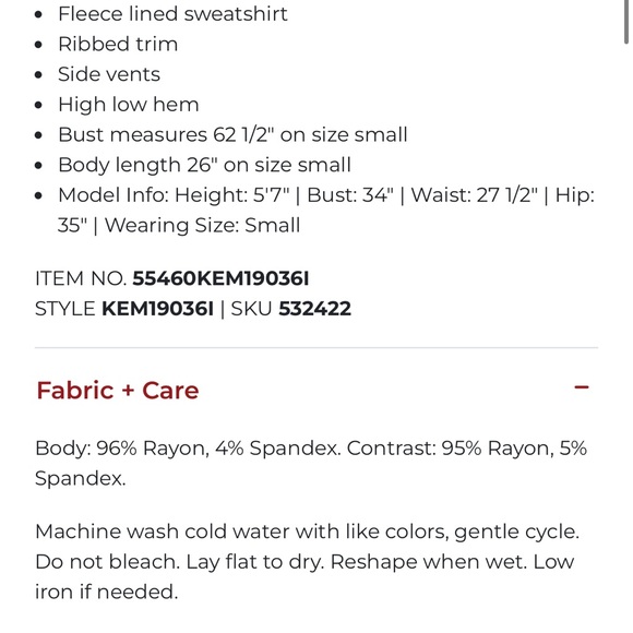 BKE Grey and White Striped Crew Neck Sweatshirt - XS - Picture 3 of 4